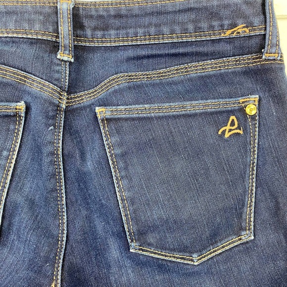 DL1961 Angel Jeans Mid Rise Skinny Ankle Blue Mariner 1214 Comfort Womens sz 28 - Picture 8 of 13